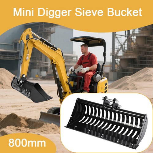 Mini digger 800mm riddle - 800mm,