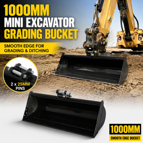 1000mm mini digger grading - 1000mm,
