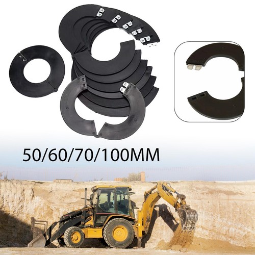 Excavator bucket pin shims - 8x,