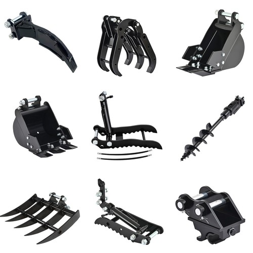 Mini excavator attachments - excavator,